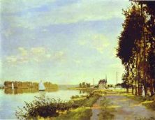 Haga click para ver la imagen ampliada the riverside path at argenteuil.jpg